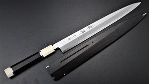 图片 赤澤 青一鋼 本霞 柳刃 免費升級刀柄刀鞘（如圖） (SOLD OUT)