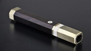 Picture of Ebony Handle With Nickel Silver Bolster for Yanagi(actual color is light yellow)
