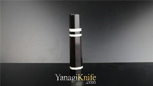 Picture of Ebony Triple White Ring For Wa-Gyuto