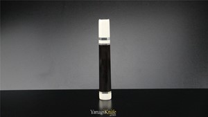 Picture of Ebony Handle For Takobiki W. White Bolster & Three Silver Rings