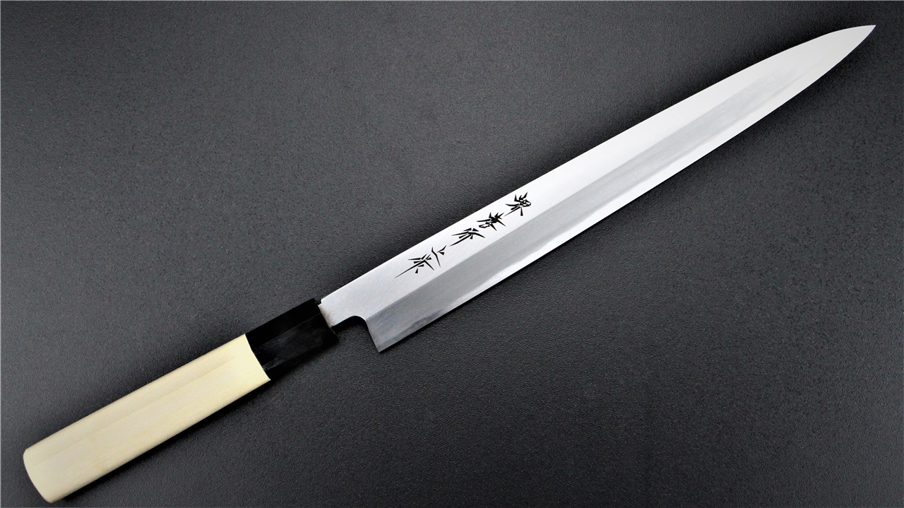 Yanagi Knife 柳葉刀鋪. 堺孝行白鋼本霞上作柳刃