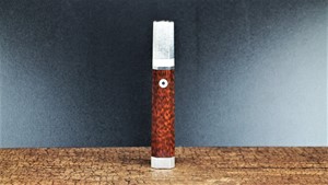 Picture of Snake wood Handle With Silver Bolster for Yanagi 