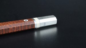 Picture of Snake wood Handle With Silver Bolster for Yanagi 