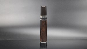 Picture of Ebony Handle With Three Nickel Silver Rings for Sakimaru