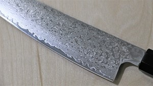 图片 切付大馬士革牛刀210mm (中國制造）