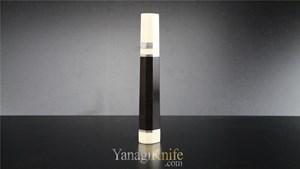 Picture of  Ebony Handle W. Crystal Ivory Bolster & Nickel Silver for Gyuto 