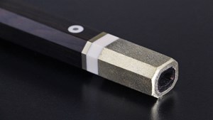 Picture of Ebony Handle With Nickel Silver Bolster for Sakimaru(actual color is light yellow)