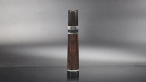 Picture of Ebony Handle With Three Nickel Silver Rings for Deba