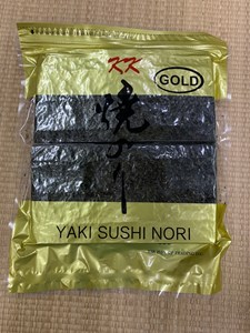 Picture of Sushi Nori （Gold ） 8 cases  (80packs)